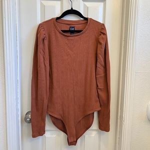 Gap coffee bodysuit